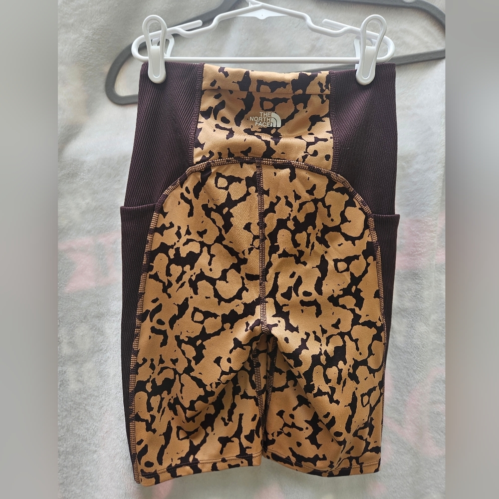 The North Face Brown and Black Patterned Shorts
